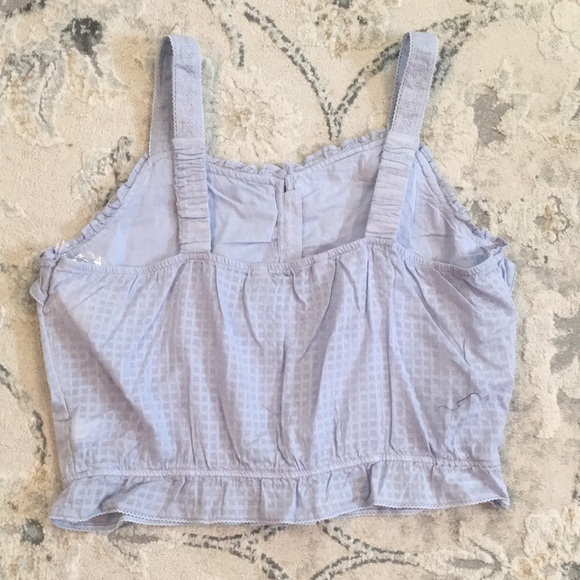 SO Ruffle Button Up Cami Size XL - Picture 2 of 7